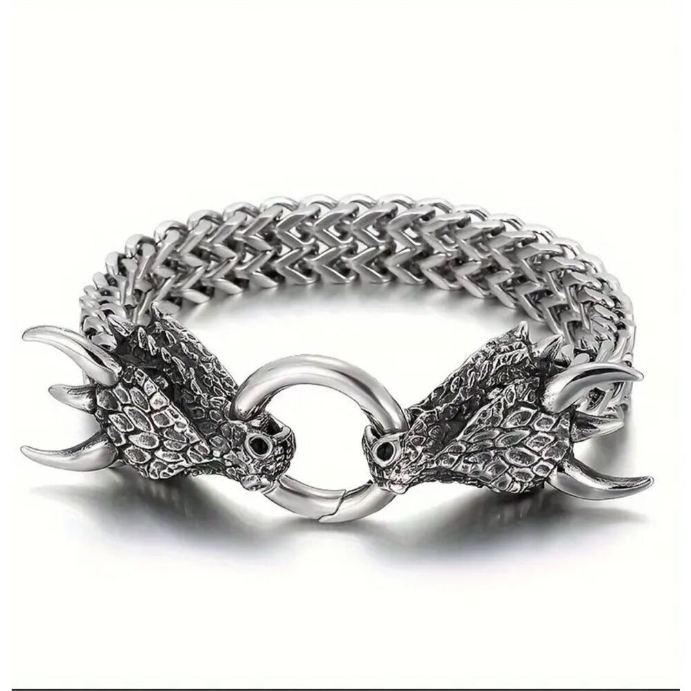 Retro Trend Dragon Head Bracelet